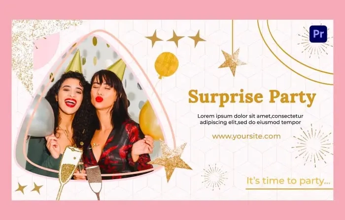 Golden Party Surprise Slideshow