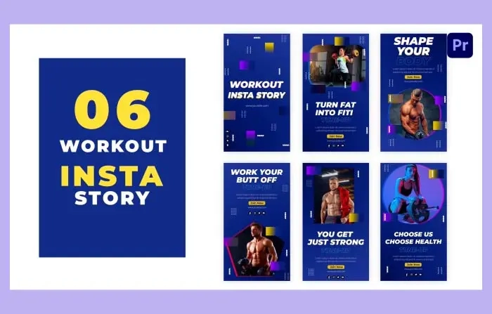 Gradient Workout Instagram Story