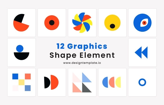 Graphics Shape Element Motion Graphics Template