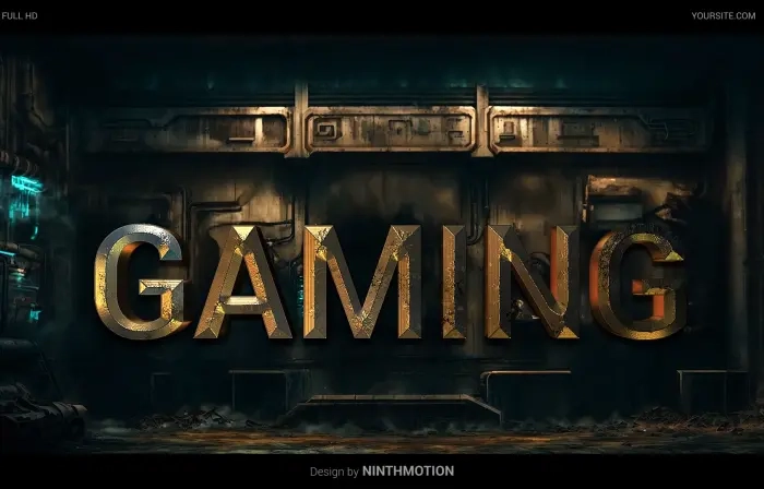 Grunge 3D Gaming Tech Trailer