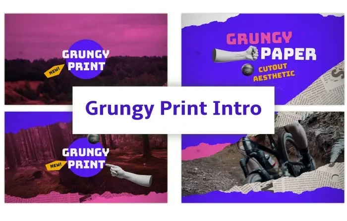 Grungy Print Intro