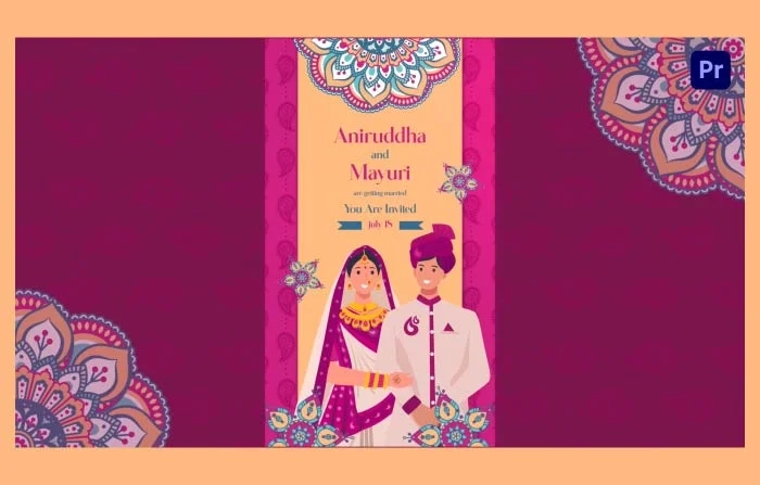 Gujarati Wedding Invitation Instagram Story