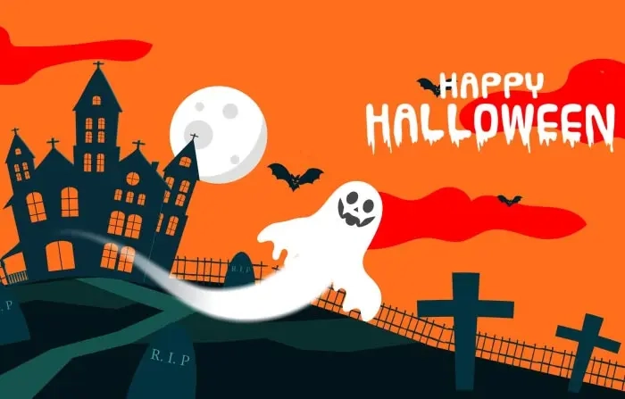 Halloween Day Character Animation After Effects Template