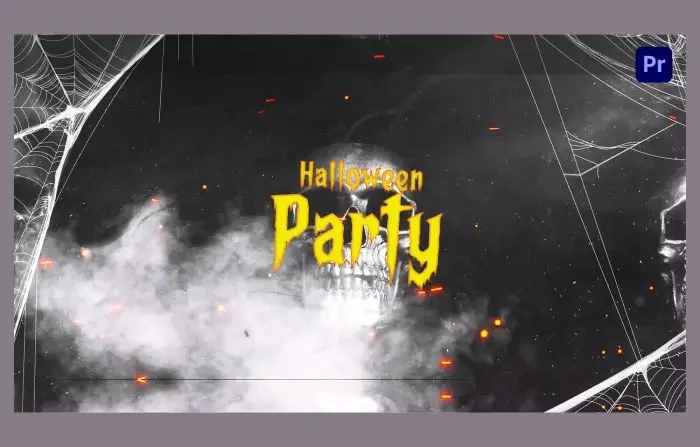Halloween Party Night Video Display