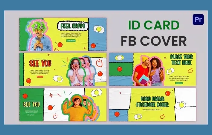 Hand Drawn ID Card Facebook Cover