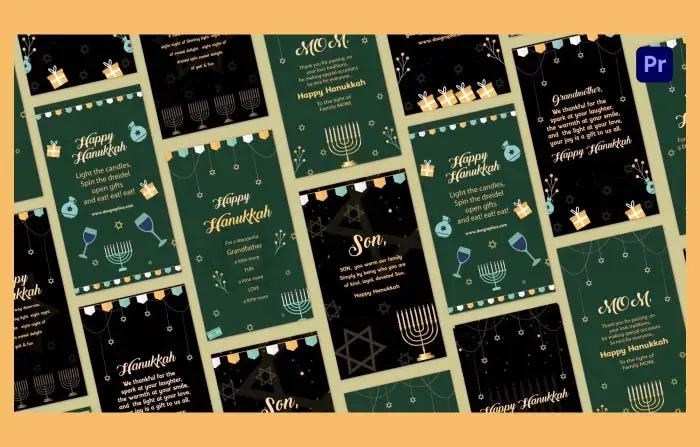 Hanukkah Wishes Smooth Animated Instagram Story