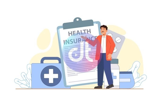 Health Insurance Agent Animation Scene