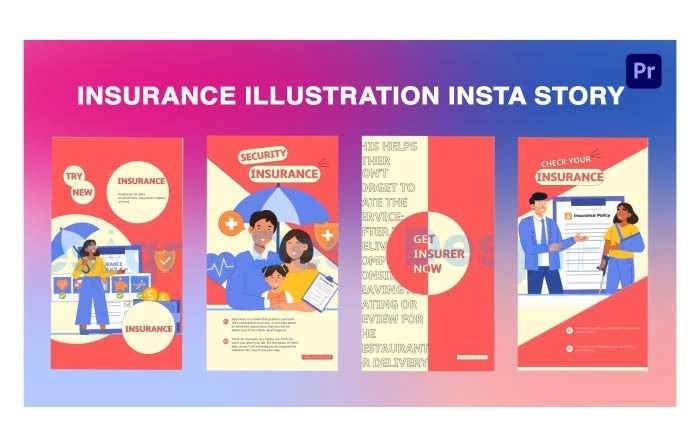 Health Insurance Instagram Story Premiere Pro Template