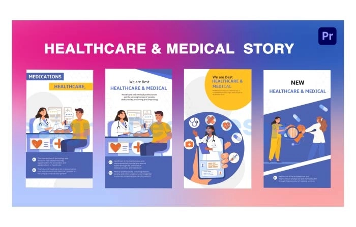 Healthcare And Medical Character Instagram Story