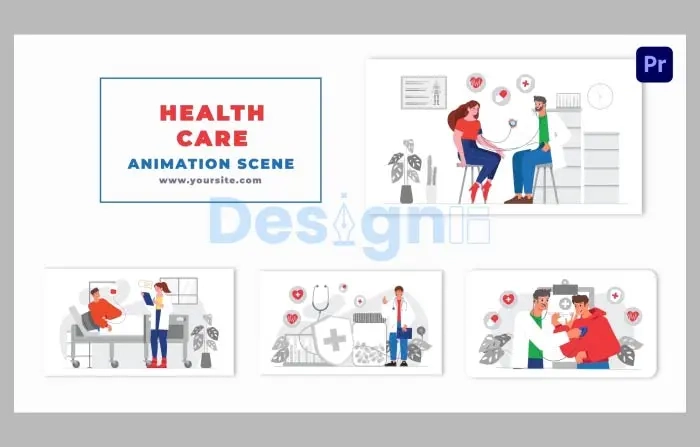Healthcare and Medical Concept Animation Scene