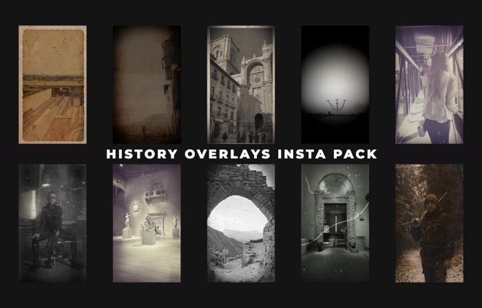 History Overlays Instagram Pack After Effects Template