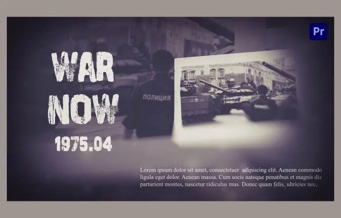 History War Slideshow Template