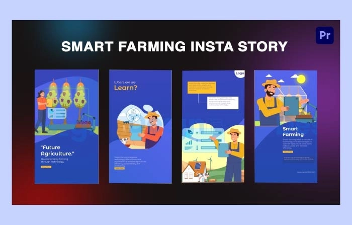 Hitech Smart Farming Instagram Story Premiere Pro Template