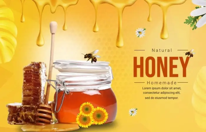 Honey Presentation Poster Video Display