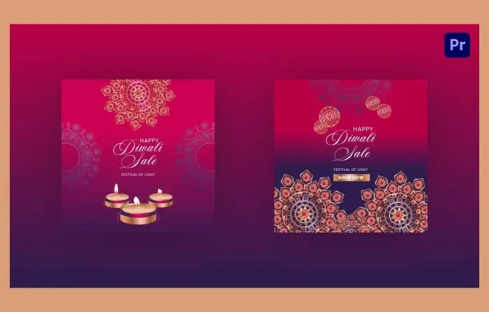 Indian Festival Diwali Sale Instagram Post
