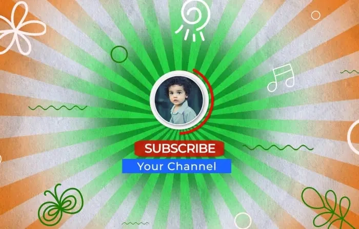 Indian Tricolor Kids Youtube Channel Pack