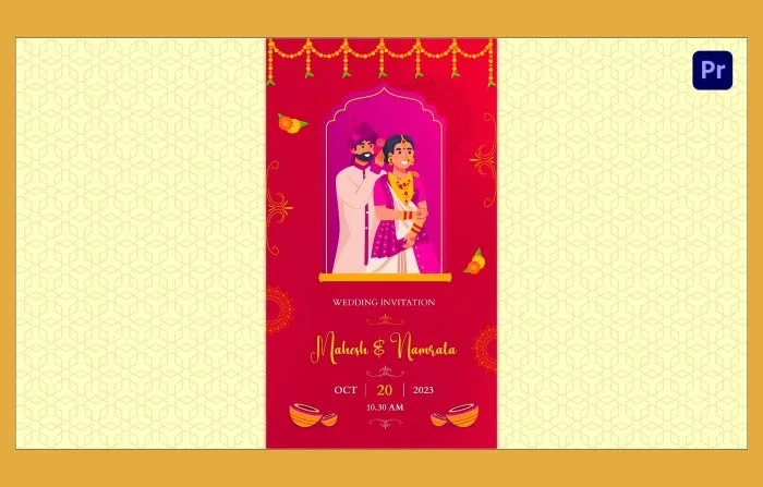 Indian Wedding Invitation Instagram Stories