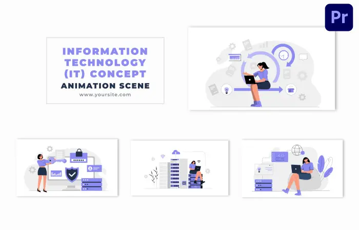 Download Premiere Pro Technology Animation Templates | Elevate Your ...