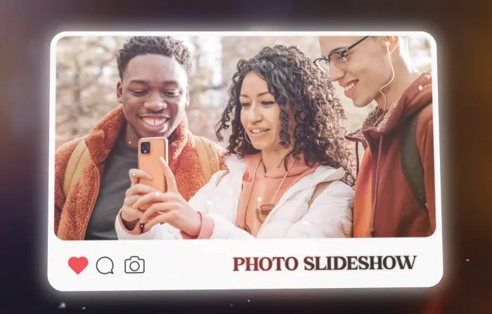 Instagram Photo Frame Slideshow