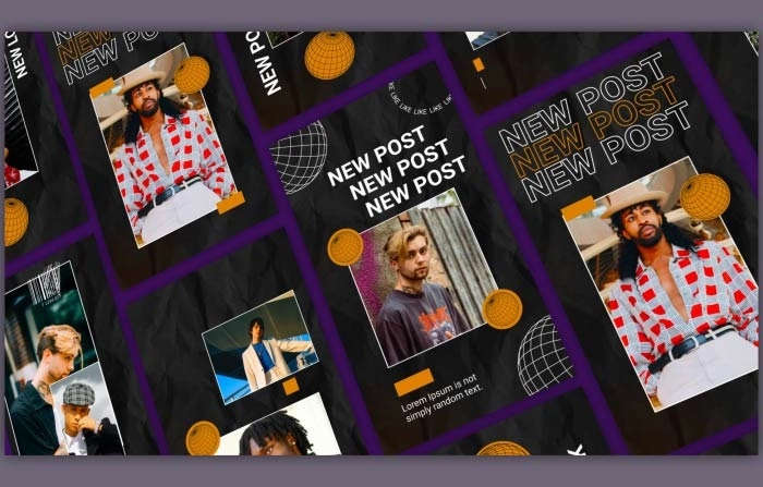 Latest Instagram Story Frames After Effects Template