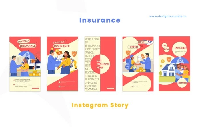 Insurance Character Animation After Effects Instagram Story