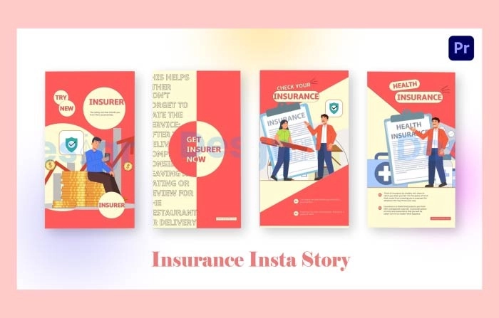 Insurance Instagram Story Premiere Pro Template