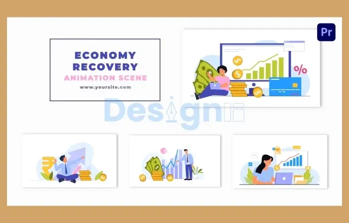 Investment Recovery 2D Character Animation Scene
