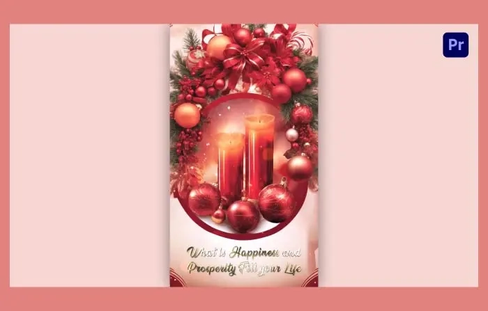 Joyful Christmas Greetings 3D Instagram Story