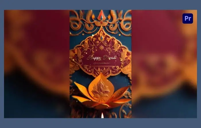 Joyful Happy Diwali 3D Indian Design Wishes Instagram Story