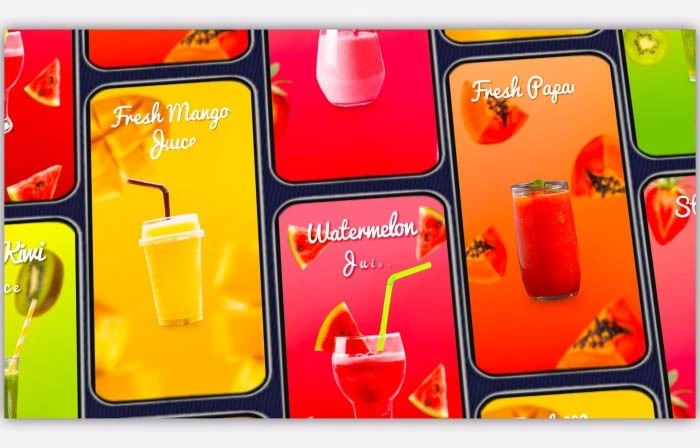 Juice Bar Marketing Instagram Story