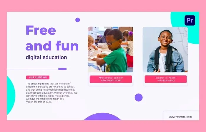 Kids Education Clean Slideshow
