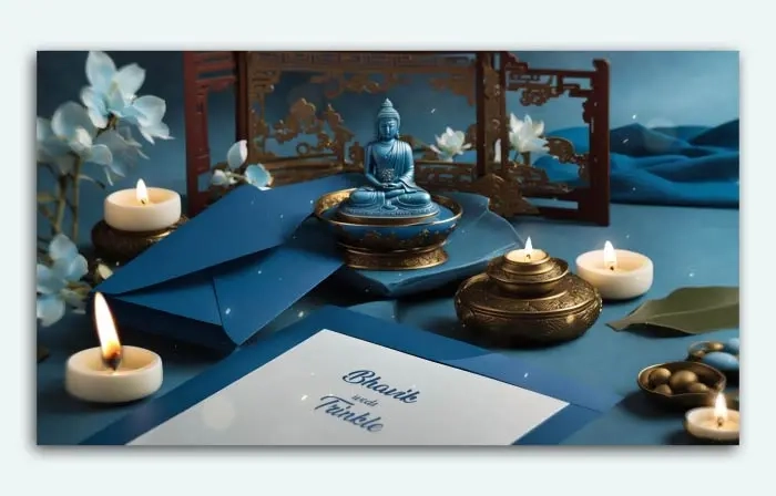 Luxury Buddhist Wedding 3D Digital Invitation Slideshow