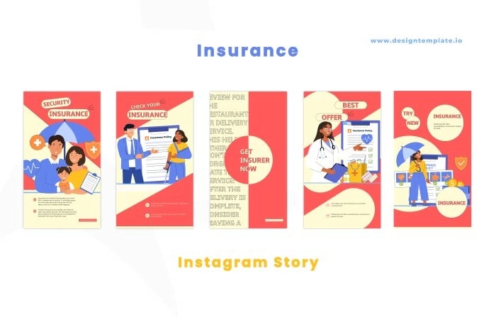 Medical Insurance Character Animation After Effects Instagram Story