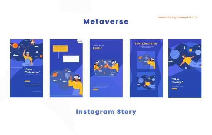Metaverse After Effects Instagram Story Template