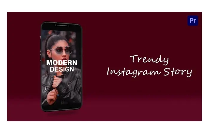 Modern Trendy Instagram Story Template