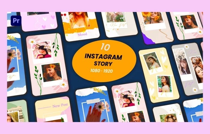 Moody Instagram Frame Premiere Pro Template