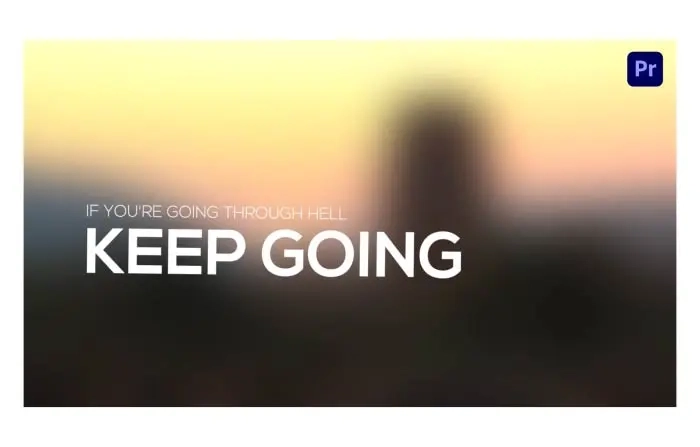 Motivational Titles Animation Template