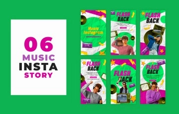 Music Instagram Story After Effects Template 02