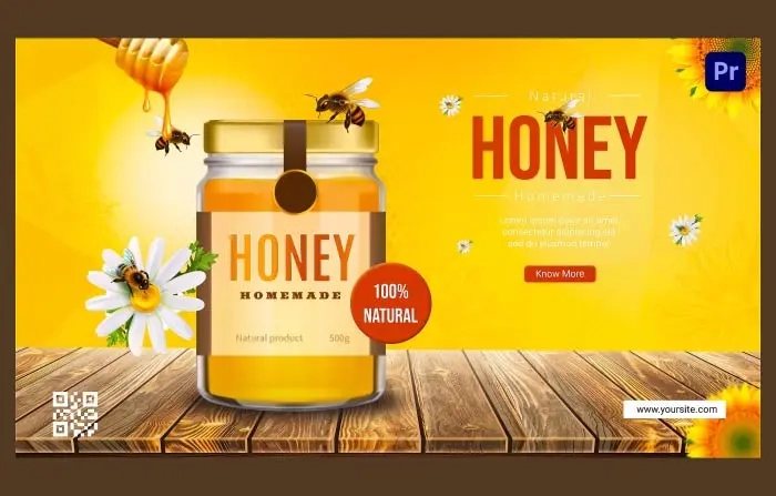 Natural Honey Presentation Poster