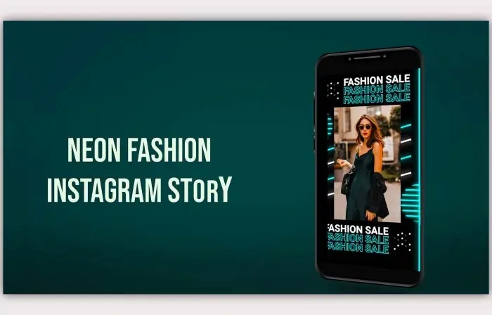 Neon Customize Fashion Instagram Story