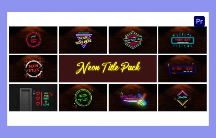 Neon Title Pack