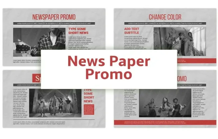 News Paper Music Promo