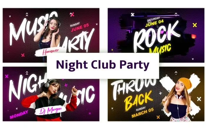 Night Club Party Brush Intro