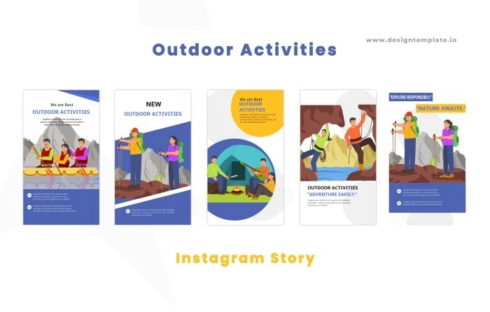 Outdoor Activities After Effects Instagram Story Template