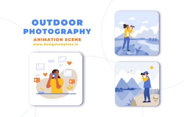 Outdoor Photography Animation Scene After Effects Template