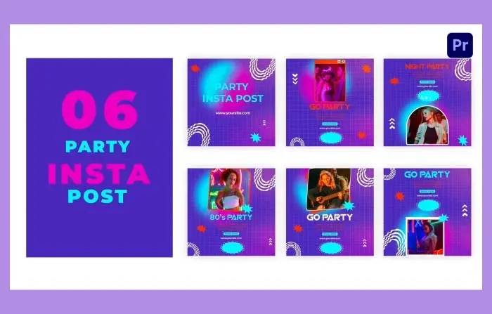 Party Themed Instagram Post