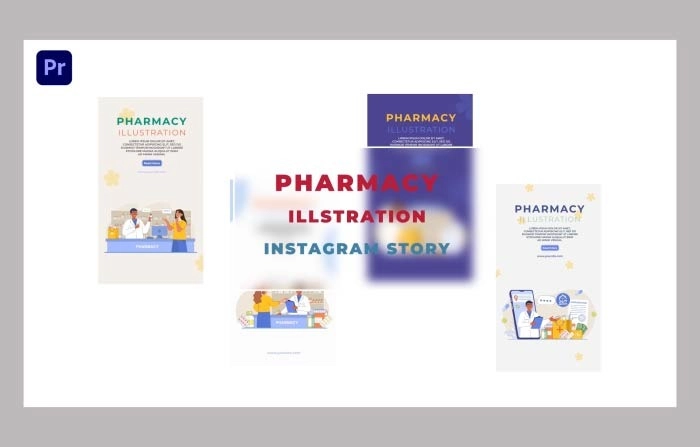 Pharmacy Animation Instagram Story Premiere Pro Template