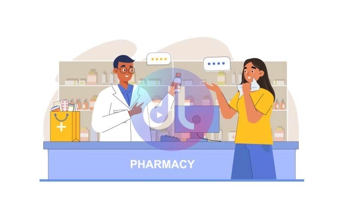 Pharmacy Explainer Animation Scene