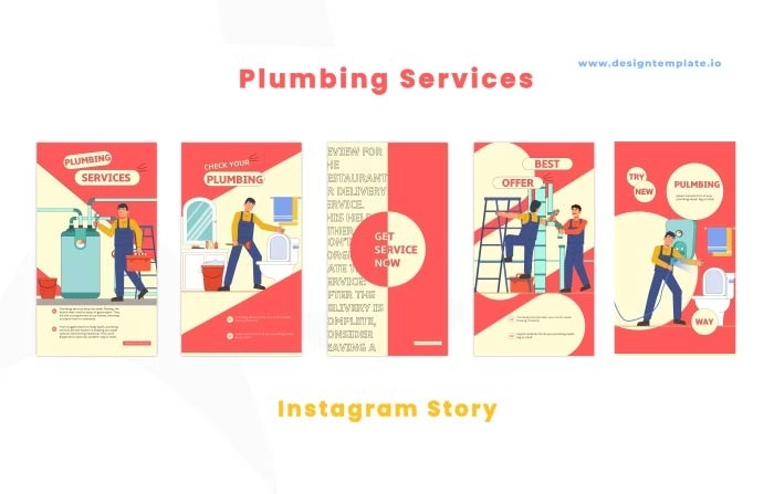 Plumbing Services After Effects Instagram Story