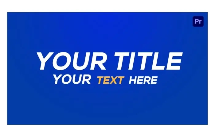Powerful And Modern Business Titles Pack